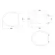 Toalett Burlington P5 Standard 440 mm med Myktstengende Sete