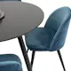 Spisegruppe Venture Home Plaza med 4stk Velvet Stoler