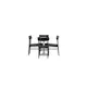 Spisegruppe Venture Home Hamden Ø80 cm med 4 Montros Stoler