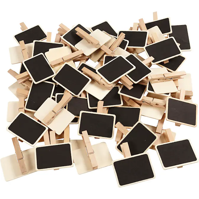 Tavle Creativ Company med Klype Str 6,8X4,7 cm 1 Pk