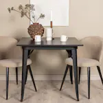 Spisegruppe Venture Home Tempe med 2 Velvet Stitches Stoler