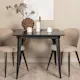 Spisegruppe Venture Home Tempe med 2 Velvet Stitches Stoler