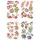 3D Motiv Creativ Company Blomster og Fugler 4 ark/1 Pk
