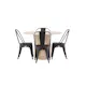 Spisegruppe Venture Home Olivia Natur med 4 Tempe Stoler