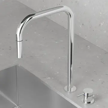 Kjøkkenbatteri Scandtap Harmonized K2P Square