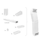 Half Piping Kit Electrolux for Induksjonstopp