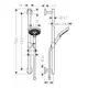 Dusjsett Hansgrohe Raindance Select S 120 3jet