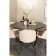 Spisegruppe furniture/fashion Copenhagen Ø140 cm med 6 Velvet Stoler