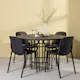 Spisegruppe Venture Home Copenhagen Ø 115 cm med 4 Baltimore Stoler