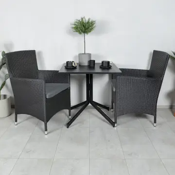 Cafégruppe Venture Home Wella med 2 Moli Spisestoler