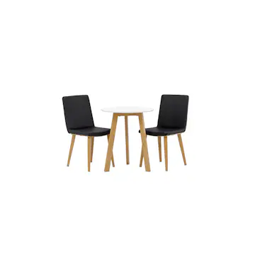 Spisegruppe Venture Home Leonora Ø65 cm med 2 stk Today Stoler