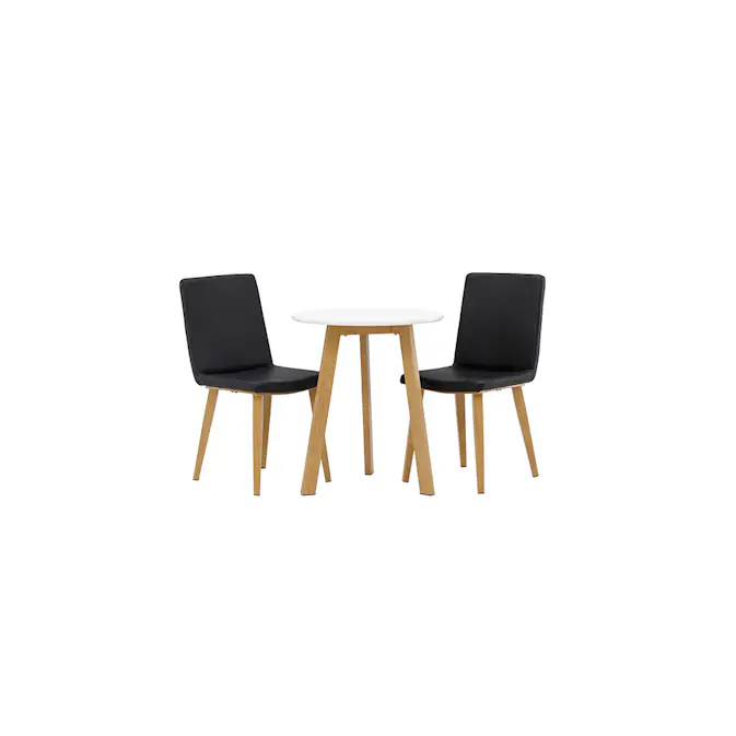 Spisegruppe Venture Home Leonora Ø65 cm med 2 stk Today Stoler