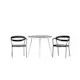 Cafégruppe Venture Home Break Ø90 cm med 2 Slit Stoler