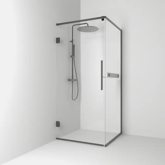 Duschhörn Svedbergs Langfoss 200 med Hylla