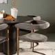 Spisegruppe Venture Home Olivia Ø110 cm med 4 stk Morning Stoler