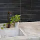 Väggskiva BerryAlloc Kitchen Wall Svart Kalk 10x30 cm