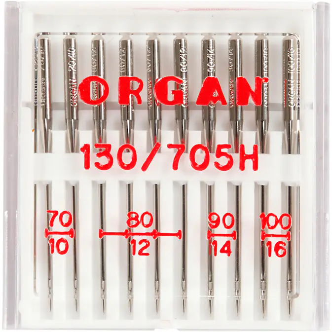 Symaskinsnåler Creativ Company Nr 70+80+90+100 10 stk/1 Pk