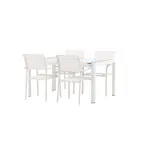 Spisegruppe Venture Home Togo med 4 Santorini Stoler
