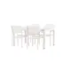 Spisegruppe Venture Home Togo med 4 Santorini Stoler