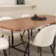 Spisegruppe Venture Home Chicago med 6 Valentina Stoler