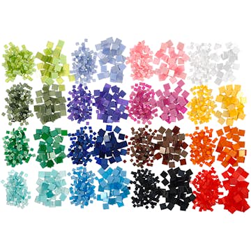 Minimosaikk Creativ Company Str 5x5+10x10 mm 32x25 g