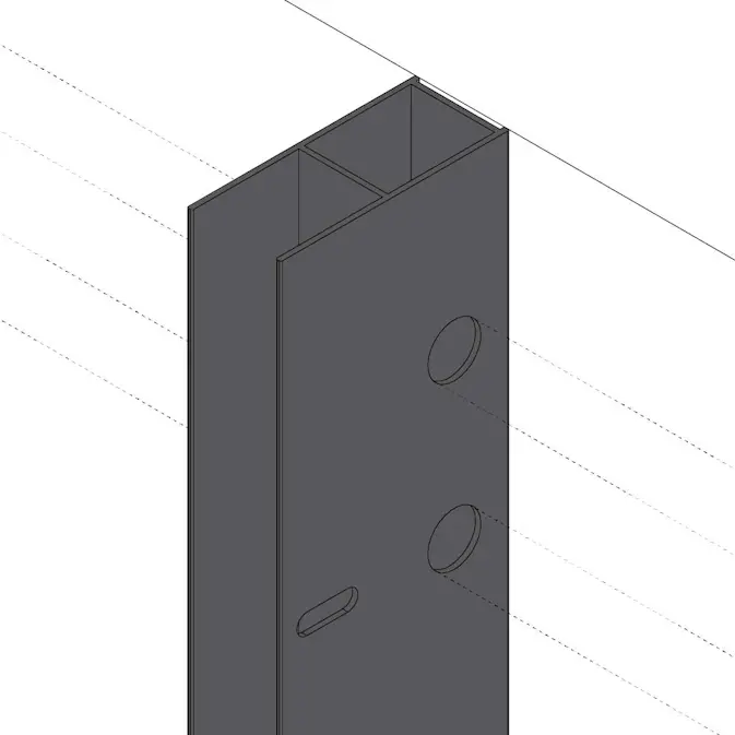 Rördragningsprofil Bathlife Profil Svart