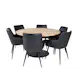Spisegruppe Venture Home Cirebon med 6stk Comfort Stoler