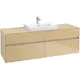 Tvättställsskåp Villeroy & Boch Collaro 160 cm med 4 Lådor för Ovanpåliggande Tvättställ
