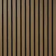 Akustikpanel Wood on wall Ek Gråbrunlackad