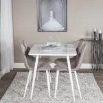 Spisegruppe Venture Home Polar med 4stk Stoler