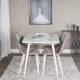 Spisegruppe Venture Home Polar med 4stk Stoler