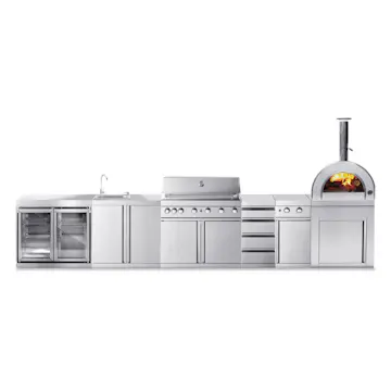 Frittstående Utekjøkken Myoutdoorkitchen Stainless Collection Kansas