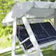 Hammocksett Hillerstorp Dalom med Tak og Hagepute Utendørs