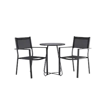 Cafégruppe Venture Home Bacong Bord med 2 Copacabana Stoler