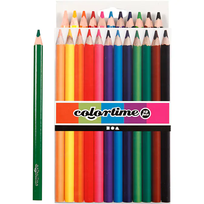Fargeblyanter Creativ Company Colortime Jumbo 12 stk/1 Pk