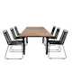 Spisegruppe Venture Home Mendi med 6 Levi Stoler