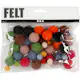 Filtkuler Creativ Company Ass Farger 10+20 mm 52 stk/1 Pk
