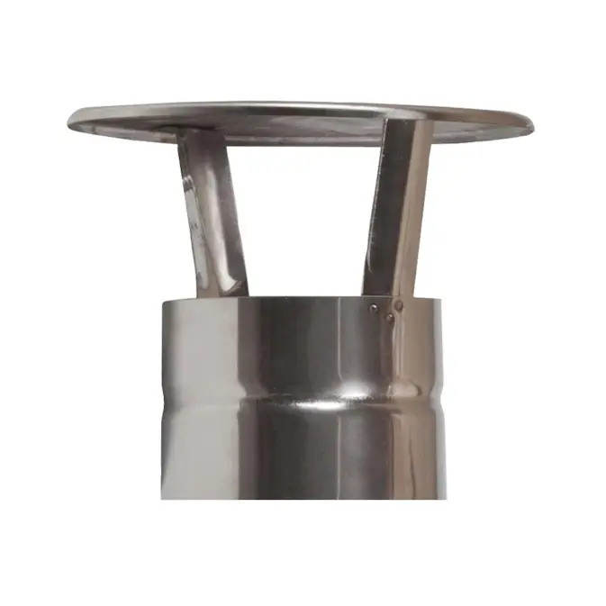Tilkoblingsrør Narvi Regnhatt 122mm