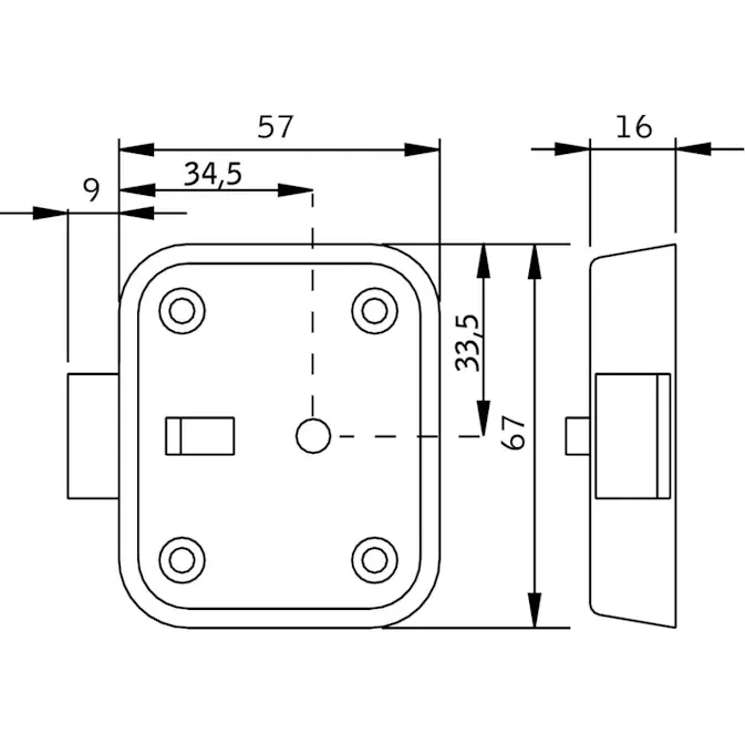 Skaplås ASSA ABLOY 420