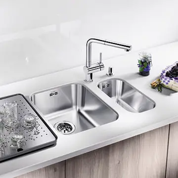 Avrennerbrett Blanco Rustfritt Stål 425 x 365 mm