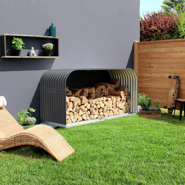 Vedskjul Vitavia FWS 858 Antrasitt