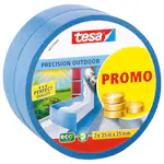 Maskeringstape Tesa 2P 25 mm x 25 m Utendørs
