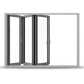 Foldedør NorDan HelAlu 3-dørs Hvit