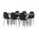 Spisegruppe furniture/fashion Stone med 6 Polar Stoler