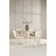 Spisegruppe Venture Home Flora Ø120 cm med 4st Lilja Spisestoler