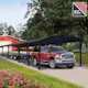 Dobbel Carport Canopia av Palram Arcadia i Metall 3,6x13 m