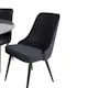 Spisegruppe Venture Home Estelle med 4 Vera Stoler Polyester