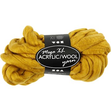 Akrylgarn Creativ Company Xl med Ull 15 m Str Mega 300 g