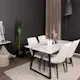 Spisegruppe Venture Home Estelle med 4stk Leone Stoler