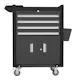Monteringsvogn Metalcraft med 4 Skuffer og Underskap